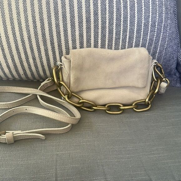 Free People Charlie Chain Crossbody Beige - Picture 3 of 12